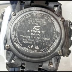 未使用 カシオ エディフィス ECB-2000YNP-1AJF タフソーラー ブルーｘゴールド スマートフォンリンク EDIFICE