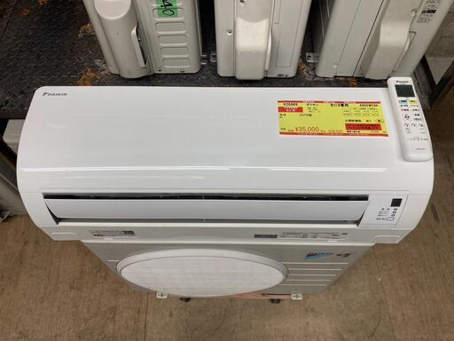 K05669　中古エアコン ダイキン 2019年製 主に8畳用 冷房能力 2.5KW / 暖房能力 2.8KW