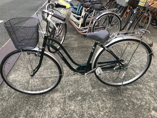 LIFELEX シティサイクル 27インチ GC2J0450 緑