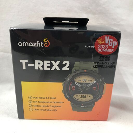 Amazfit T-Rex 2 A2170 スマートウォッチ　ワイルドグリーン クリーニング済 堺市 石津【ジャングルジャングルサカイ石津店