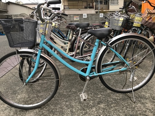 FROMAGE シティサイクル 26インチ SLF0297 水色