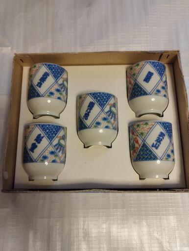 大相撲　湯呑み　５脚セット　新品　未使用