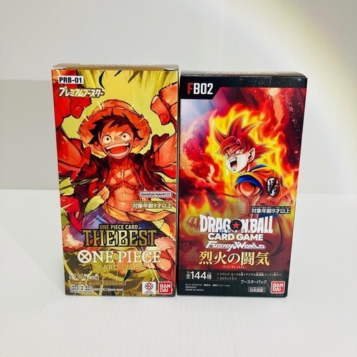 THE BEST　500年後の未来 二つの伝説 烈火の闘気　ワンピースカード 未開封 BOX テープ付き