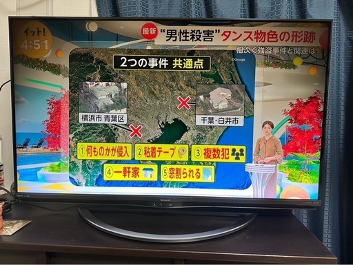 AQUOS43型液晶テレビ最終価格