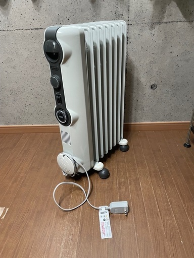 デロンギ(DeLonghi) オイルヒーター [8~10畳用] ゼロ風暖房 ホワイト