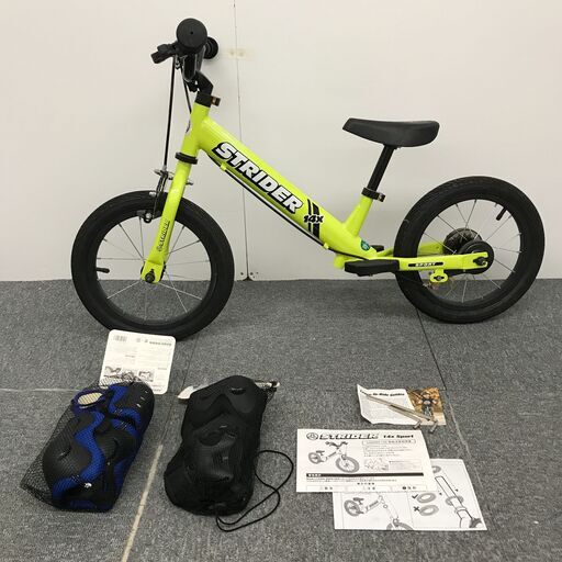 STRIDER 14X ランニングバイク ライムイエロー 14インチ