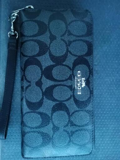 COACH  黒  長財布