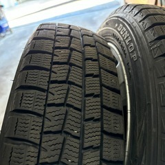 バリ目　すぐ使えます！アルミホイール付155/65R14 2019年製 