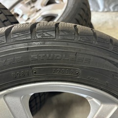 バリ目　すぐ使えます！アルミホイール付155/65R14 2019年製 