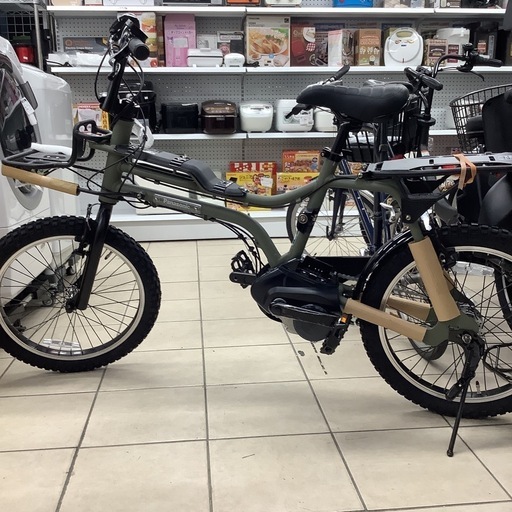 【バッテリー無し】未使用品　Panasonic 電動アシスト自転車　BE-ELZ035 20インチ　3段変速  自転車