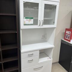 ★826『食器棚お探しの方必須』　ニトリ家具　食器棚【白】 リサイクルマート鹿児島宇宿店 ☆826『食器棚お探しの方必須』 ニトリ家具 食器棚【白】 リサイクルマート