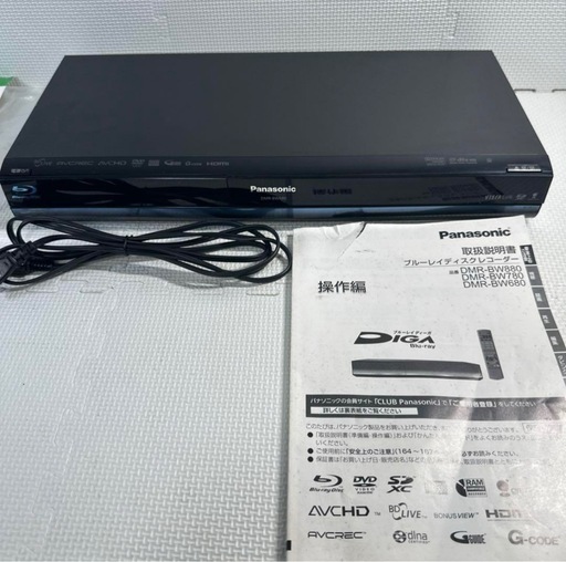 Panasonic  パナソニック ブルーレイ DIGA DMR-BW680-K\n