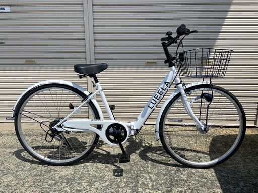新品★未使用　シティサイクル　オートライト　 26インチ　シマノ製6段変速　ホワイト