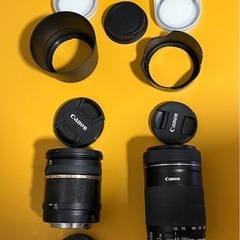 Canon EF-S 55-250mm F4-5.6 IS STM, キャノン用TAMRON 17-50 f2.8