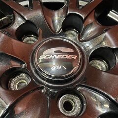 SCHNEIDER シュナイダー 社外ホイール 15インチ 4本 6J5HPCD114.3+52 フリード ヴォクシー等　(VHD450) 