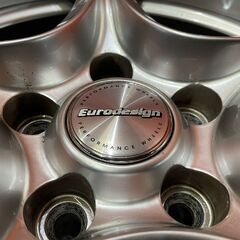 Eurodesign 社外ホイール 16インチ 4本 7J5HPCD110+41 アルファロメオ用　(VHC434)