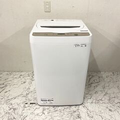  20122  一人暮らし洗濯機 穴なし槽 SHARP 2022年製 6.0kg ◆大阪市内・東大阪市他 6,000円以上ご購入で無料配達いたします！◆ ※京都・高槻・枚方方面◆神戸・西宮・尼崎方面◆生駒方面、大阪南部方面　それぞれ条件付き無料配送あり！            