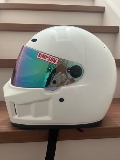 シンプソン　スーパーバンデッド13 SB13  ホワイト　59cm Lサイズ　中古　美品