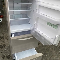 NO  558 🌈福岡市内配送設置無料✨🌈日立 HITACHI 冷蔵庫 (265L・右開き) 3ドア ライトブラウン R-27GV 