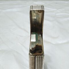 デュポン　S.T.Dupont　エスティー デュポン ライン1S　ガスライター　着火〇 シルバーカラー