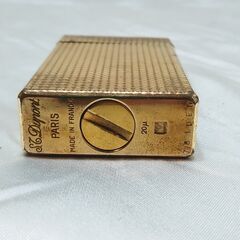 デュポン　S.T.Dupont ガスライター 20μ ゴールド ジャンク品