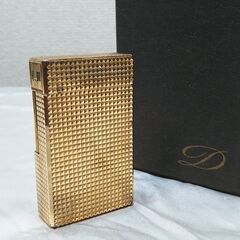 デュポン　S.T.Dupont ガスライター 20μ ゴールド ジャンク品