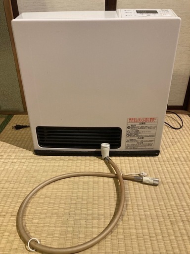 リンナイ　ガスストーブ　ホース付き　都市ガス