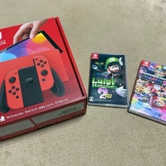 有機 el switch マリオレッド、ソフト2個付き