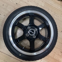 15インチ☆新品アルミホイール☆4本☆マットブラック☆タフト 