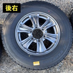 【新潟市　10月25,26,27お取引できる方❣️】スタッドレスタイヤ15インチ　ホイールセット