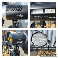 Godox ML60 LEDビデオライト＋NICEFOTO GB-150 3脚まとめて  