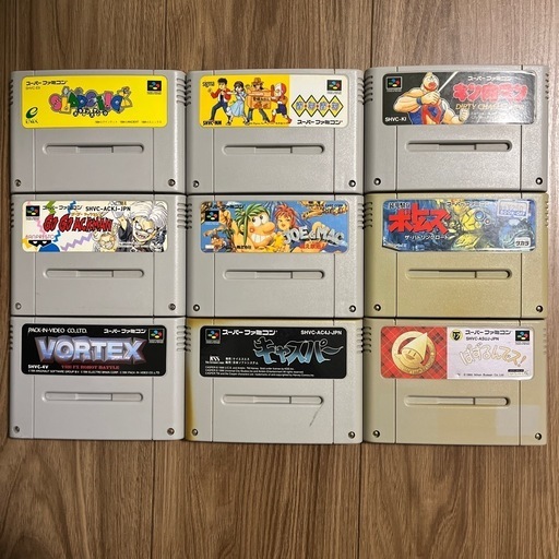 スーパーファミコンソフトまとめ売り
