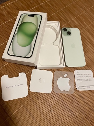 apple iphone15 グリーン　AppleCare+\n