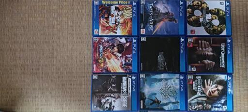 PS4ソフト9点