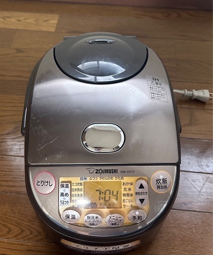 象印 炊飯器 IH炊飯ジャー NW-VS10型 2022年製