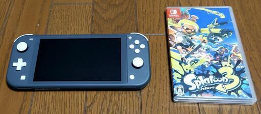 【10/20(日) 23:00 までのタイムセール】【10/21(月) 23:59 終了】Nintendo Switch Lite グレー本体 ＆ スプラトゥーン 3　本体・ソフトセット