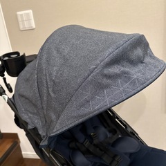 スムーヴプレミアム　三輪　ベビーカー　レインカバー付き　アップリカ　