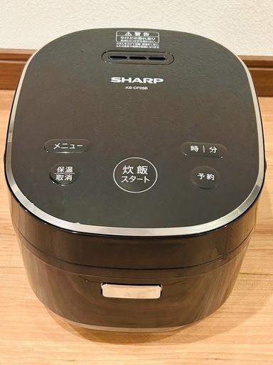 炊飯器　3合　KS-CF05B-B　シャープ　中古
