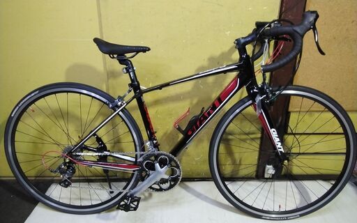★お取引可★GIANTDEFY2 ロード 155cm～ 16段変速 前後タイヤ極上車 配達可