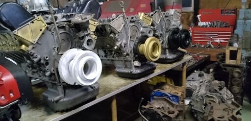 Mベンツ126シリーズ117-116エンジン異音解消スピード修理