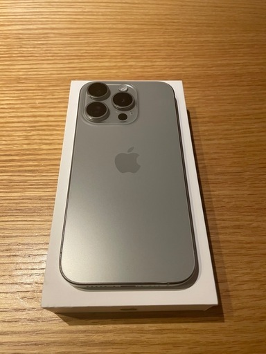 美品】iPhone 15Pro 128GB ナチュラルチタニウム（Apple iPhone
