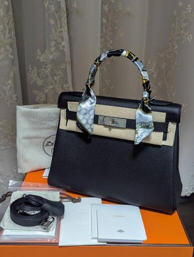 1点のみ！新品HERMESケリー28内縫い☆トゴ☆S金具 付属品あり。レシート