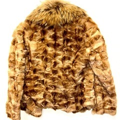 定価約10万】最高級セーブル リアルファー 毛皮 コート