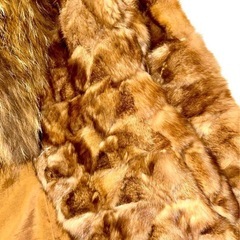 【定価約10万】最高級セーブル　リアルファー　毛皮　コート