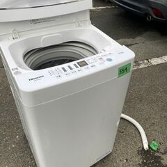 NO 559 配送設置無料✨? 2021年 ハイセンス 4．5kg全自動洗濯機