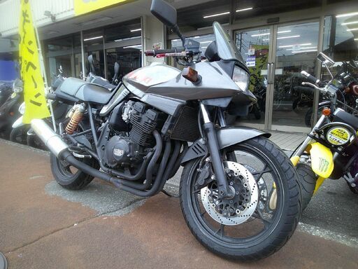 NO.5191　スズキ　ＧＳＸ４００Ｓ　ＫＡＴＡＮＡ　水冷４サイクル１６バルブ４気筒エンジン　ＷＲ’Ｓマフラー　フェンダーレス　ガンメタリック
