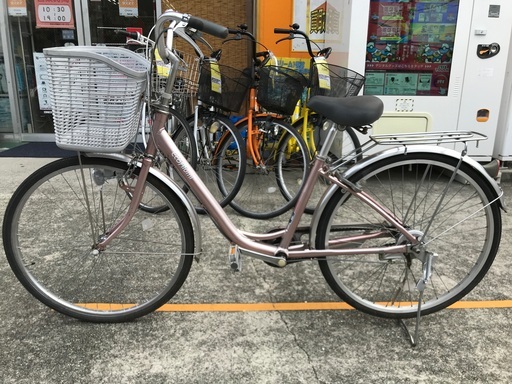 Eco Alumi シティサイクル 26インチB9C8170 ピンクシルバー