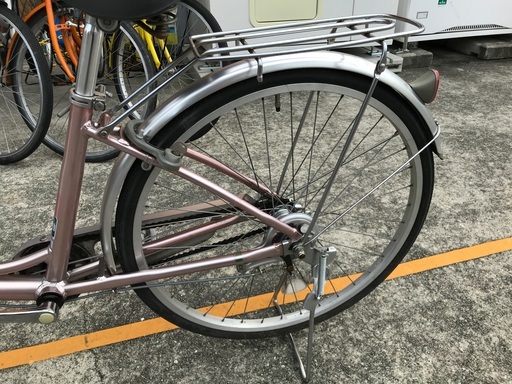 Eco Alumi シティサイクル 26インチB9C8170 ピンクシルバー