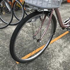 Eco Alumi シティサイクル 26インチB9C8170 ピンクシルバー