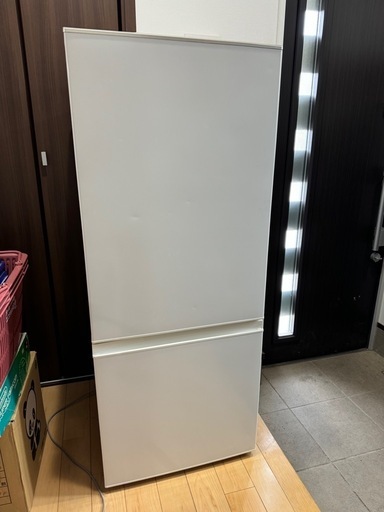 AQUA 2ドア冷蔵庫　184L 2018年　AQR-BK-18G  中古